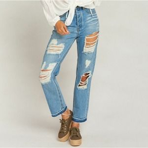 Show Me Your Mumu Distressed Berlin Skinny Jeans Size M
